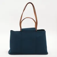 エルメス カバックPM トワルミリタリー ネイビー シルバー金具