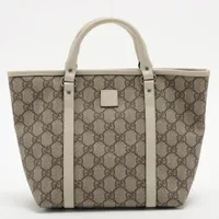 グッチ チルドレンズ GGスプリーム トートバッグ ベージュ