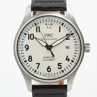 IWC パイロットウォッチ マークⅩⅦ IW327002 SS×革 AT シルバー文字盤 Ｂランク