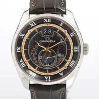 シチズン カンパノラ NZ0000-15F SS×革 AT 黒文字盤