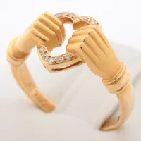 カレライカレラ ダイヤ リング 750(YG)