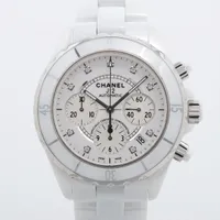 シャネル J12 クロノグラフ H2009 SS×CE AT 白文字盤