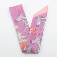 HERMES エルメス スカーフ ツイリー 『LES ZEBRES(シマウマ