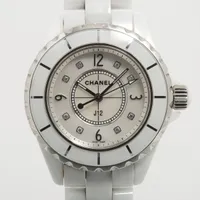 シャネル J12 H2422 SS×CE QZ シェル文字盤