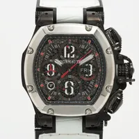 アクアノウティック キングトノー クロノグラフ SS×革×ラバー AT スケルトン文字盤