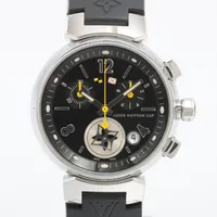 ヴィトン タンブール ラブリーカップ Q11BA SS×革×ラバー QZ シェル