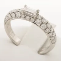 ギメル ダイヤ リング Pt950