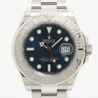 ロレックス ヨットマスター 116622 SS×PT AT 青文字盤