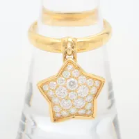 ギメル ダイヤ リング 18K(YG)×Pt950