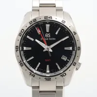 グランドセイコー スポーツコレクション GMT SBGN029 SS QZ 青