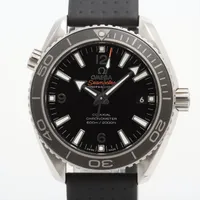 オメガ シーマスター プラネットオーシャン コーアクシャル 232.30.42.21.01.001 SS×社外ラバー AT 黒文字盤