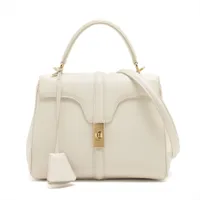 ❤️セリーヌ❤️ティーンバケット 16 セーズ  ホワイト ホワイト（白）系 CELINE 16(セリーヌ セーズ) ハンドバッグ