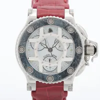 アクアノウティック プリンセスクーダ SS×革 QZ シェル文字盤