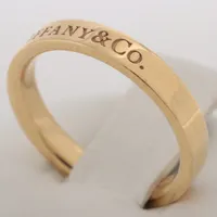 ティファニー フラットバンド リング 750(YG)