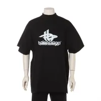 バレンシアガ コットン Tシャツ 23年 2 ブラック ＡＢランク