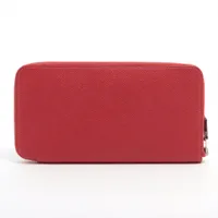 エルメス アザップロングシルクイン ヴォーエプソン レッド シルバー金具 ＡＢランク