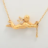 カレライカレラ ダイヤ ネックレス 750(YG)