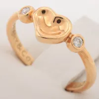 ティファニー フルハート ダイヤ リング 750(YG)