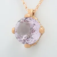 ポンテヴェキオ アメジスト ダイヤ ネックレス K18(PG)