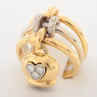 シャンテクレール ダイヤ リング 18kt(YG×WG)
