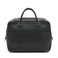 【HERMES】プリュムドッグ38★ブラック シルバー金具 HERMES（エルメス） プリュムドッグ38 ネイビー/ブラック シルバー金具