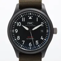 IWC パイロットウォッチ トップガン IW326901 SS×ナイロン AT 黒文字盤 Ａランク