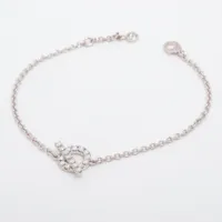 エルメス フィネス ダイヤ ブレスレット 750(WG)