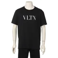 ヴァレンティノ VLTNロゴ コットン Tシャツ L ブラック ＡＢランク