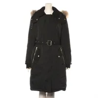 バーバリー ポリエステル ダウンコート IT44 ブラック