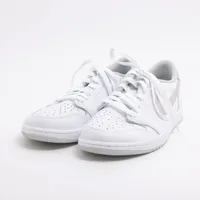 ナイキ AIR JORDAN 1 LOW レザー スニーカー 27.5cm ホワイト ＡＢランク