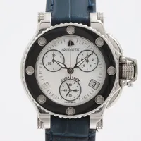 アクアノウティック プリンセスクーダ SS×社外革 QZ シェル文字盤