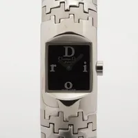 クリスチャンディオール ディオリフィック D96-100 SS QZ 黒文字盤