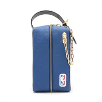 ヴィトン×NBA モノグラム エンボス ドップキット M21106 ブルー Ａランク