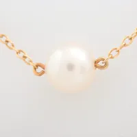 ミキモト パール ネックレス K18(YG) 約7.0mm