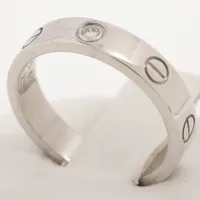 カルティエ ミニラブ 1P ダイヤ リング 750(WG) 51