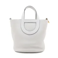 エルメス インザループ23 トリヨンクレマンス ハンドバッグ ニューホワイト ゴールド金具