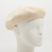 エルメス セリエ ウール ベレー帽 アイボリー ＡＢランク