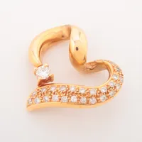 モニッケンダム ダイヤ ネックレストップ 750(YG)