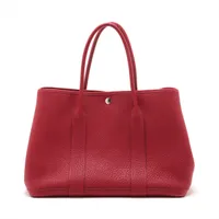 エルメス ガーデンパーティ38 MM ネゴンダ ルージュピマン シルバー金具