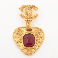 シャネル ココマーク グリポア GP ブローチ 94A ゴールド