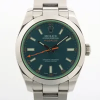 ロレックス ミルガウス Zブルー 116400GV SS AT 青文字盤