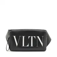 ヴァレンティノガラヴァーニ VLTN レザー ボディバッグ ブラック ＡＢランク