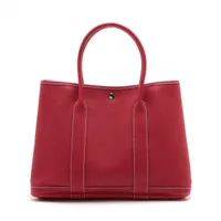 エルメス ガーデンパーティ38 MM ネゴンダ ヴァーミリオン シルバー金具