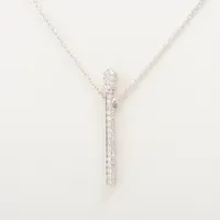 パスクワーレブルーニ ダイヤ ネックレス 750(WG)