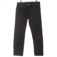 ヴィトン×フラグメントデザイン コットン デニムパンツ 16AW 28 ブラック