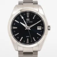 グランドセイコー GMT SS QZ 青文字盤 Ｓランク