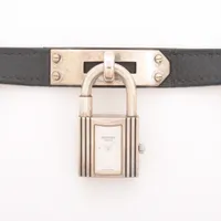 エルメス ケリーウォッチ KE1.210 925×革 QZ シルバー文字盤