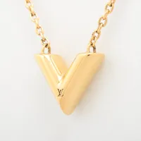 ルイ・ヴィトン エセンシャル V M61083 GP ネックレス ゴールド AB