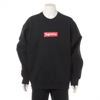 シュプリーム コットン スウェット 22AW XLarge ブラック ＡＢランク