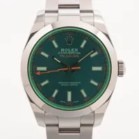 ロレックス ミルガウス Zブルー 116400GV SS AT 青文字盤